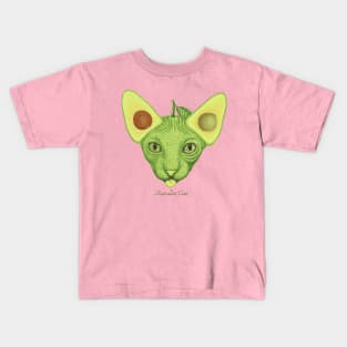 avocado cat Kids T-Shirt